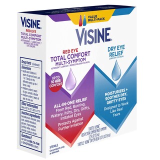 Foto 6 | Foto 6 | Gotas Para Ojos Visine Red Eye Total Comfort & Dry Eye 15 Ml X2 - Venta Internacional.