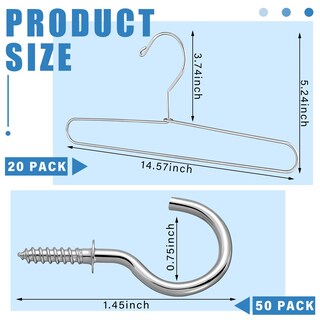 Foto 2 | Foto 2 | Colgador Para Pintar Puertas De Armario Beeveer Paquete De 20 Con 50 Ganchos - Venta Internacional.