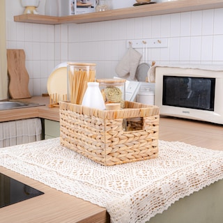 Foto 5 | Foto 5 | Juego De 6 Cestas De Mimbre Con Forma De Jacinto Acuático M4decor - Venta Internacional.