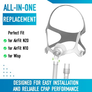 Foto 2 | Foto 2 | Mascarilla Cpap Masktouch Airfit N20 De Repuesto Ajuste Seguro Pequeña - Venta Internacional.