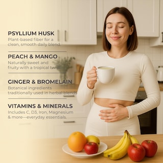 Foto 6 | Foto 6 | Suplemento Bloomboost De Cáscara De Psyllium En Polvo Con Sabor Tropical - Venta Internacional.