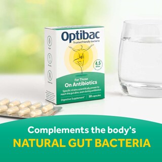 Foto 6 | Foto 6 | Suplemento De Probióticos Optibac Para Personas Que Toman Antibióticos 10 Cápsulas - Venta Internacional.