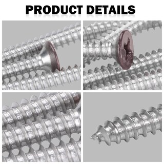 Foto 3 | Foto 3 | Tornillos Para Madera Qisheng De Acero Inoxidable 304 18-8 A2 (304) #10x2 100 Unidades - Venta Internacional.