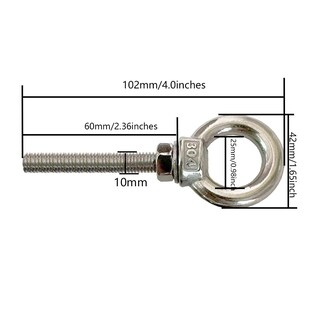 Foto 5 | Foto 5 | Anillo De Elevación Resistente Shoulder Eye Bolt Chhggnn M10 2.4 - Venta Internacional.