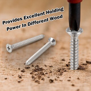 Foto 3 | Foto 3 | Tornillos Para Madera Qisheng Acero Inoxidable 304 Óxido Negro 100 Unidades - Venta Internacional.