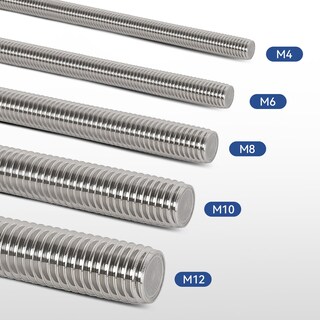 Foto 5 | Foto 5 | Varilla Roscada Arwnnklo De Acero Inoxidable 304 M10x305 Mm (2 Unidades) - Venta Internacional.