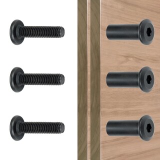 Foto 6 | Foto 6 | Tornillos Para Muebles Xrfoiniu M8 X 25 Mm De Acero Al Carbono Negro (50 Unidades) - Venta Internacional.