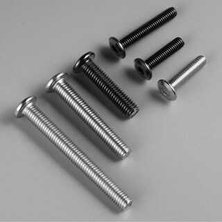 Foto 6 | Foto 6 | Tornillos Bnuok M6-1 0 X 18 Mm  Cabeza Plana  Tapa Hexagonal  100 Unidades - Venta Internacional.