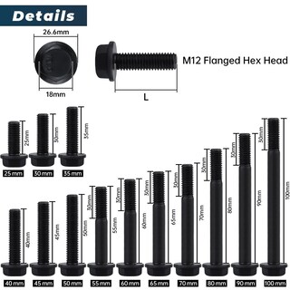 Foto 4 | Foto 4 | Tornillos Hexagonales Glvaner M12-1 75 X 65 Mm Aleación De Acero Grado 10 9 - Venta Internacional.