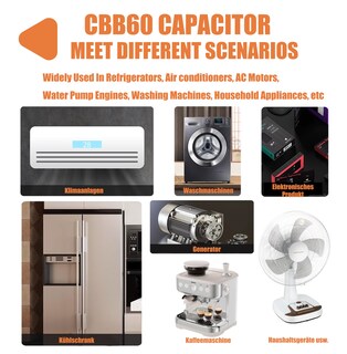 Foto 4 | Foto 4 | Condensador De Funcionamiento Del Motor Delitongude Cbb60 100 Uf 250 Vac 50/60 Hz - Venta Internacional.