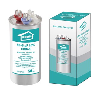 Foto 1 | Foto 1 | Condensador Friocasa 60/5uf ± 6% 370v/440v Cbb65b Para Unidad Ac - Venta Internacional.