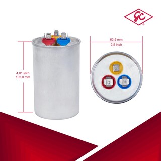 Foto 3 | Foto 3 | Condensadores Tipo Globo Cbb65 Motor Run 55+5 Uf 370 V/440 V - Venta Internacional.