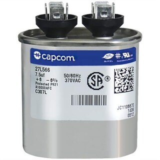 Foto 1 | Foto 1 | Condensador Genteq C307l/27l566 7.5uf 370v Ovalado - Venta Internacional.