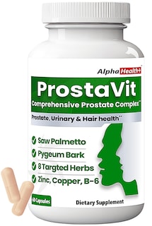 Foto 1 | Foto 1 | Suplementos Alphahealth+ Prostavit Saw Palmetto Para Hombre 60 Cápsulas - Venta Internacional.