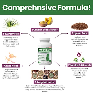 Foto 3 | Foto 3 | Suplementos Alphahealth+ Prostavit Saw Palmetto Para Hombre 60 Cápsulas - Venta Internacional.