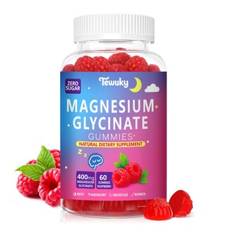 Foto 1 | Foto 1 | Complemente Las Gomitas De Glicinato De Magnesio Tewuky De 400 Mg Con Vitaminas - Venta Internacional.
