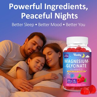 Foto 5 | Foto 5 | Complemente Las Gomitas De Glicinato De Magnesio Tewuky De 400 Mg Con Vitaminas - Venta Internacional.