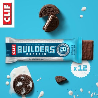 Foto 2 | Foto 2 | Barritas Proteicas Clif Builders Galletas Y Crema 20 G X 12 - Venta Internacional.