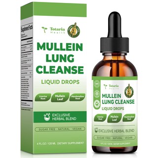 Foto 2 | Foto 2 | Mullein Drops Totaria 120 Ml Para La Desintoxicación Pulmonar Y El Bienestar Respiratorio - Venta Internacional.