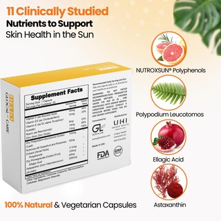 Foto 2 | Foto 2 | Suplemento Glocalcare Helio Antioxidant Sun Defense 30 Cápsulas - Venta Internacional.