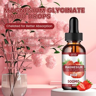 Foto 2 | Foto 2 | Suplemento De Glicinato De Magnesio Dilib Liquid Drops 120 Ml (paquete De 2) - Venta Internacional.