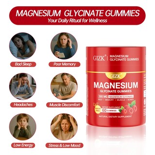 Foto 4 | Foto 4 | Gomitas De Glicinato De Magnesio Sayidon 500 Mg Sabor A Frambuesa - Venta Internacional.