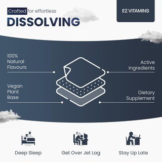 Foto 3 | Foto 3 | Tiras Orales De Apoyo Al Sueño Ez Vitamins Solubles 30 Unidades - Venta Internacional.