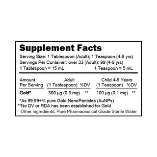 Foto 4 | Foto 4 | Suplemento Nutricional Nutraneering Medigold Colloidal Gold 500 Ml - Venta Internacional.