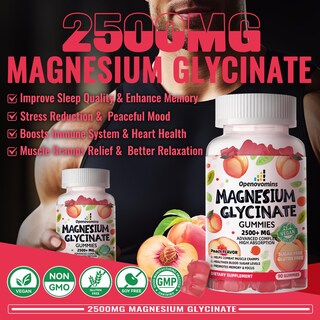Foto 7 | Foto 7 | Suplemento: Gomitas De Glicinato De Magnesio Openovomins 2500 Mg - Venta Internacional.