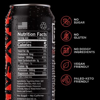 Foto 2 | Foto 2 | Bebida Espumosa Electrolítica Lmnt Sal De Sandía 12 X 355 Ml - Venta Internacional.