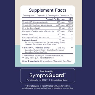 Foto 6 | Foto 6 | Suplemento Symptoguard Natural Glp-1 Support 60 Cápsulas - Venta Internacional.