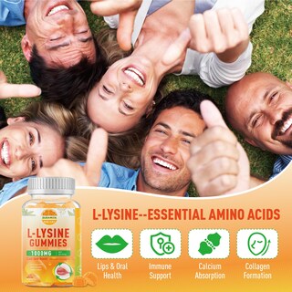 Foto 4 | Foto 4 | Gominolas De Lisina Sugawita Para El Tratamiento Del Herpes Labial 1000 Mg 2 X 120 - Venta Internacional.