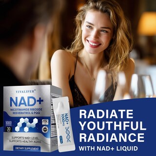 Foto 2 | Foto 2 | Suplemento Líquido Dqqi Nad+ 30 Paquetes Con Nr Y Resveratrol - Venta Internacional.