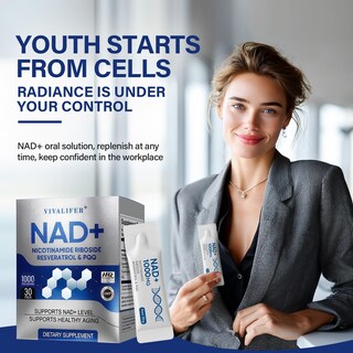 Foto 3 | Foto 3 | Suplemento Líquido Dqqi Nad+ 30 Paquetes Con Nr Y Resveratrol - Venta Internacional.