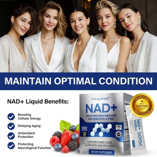Foto 4 | Foto 4 | Suplemento Líquido Dqqi Nad+ 30 Paquetes Con Nr Y Resveratrol - Venta Internacional.