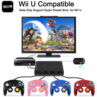 Foto 5 | Foto 5 | Adaptador De Mando Gamecube Fiotok De 4 Puertos Con Cable De 2 2 M - Venta Internacional.