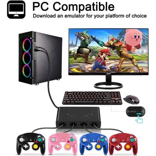 Foto 6 | Foto 6 | Adaptador De Mando Gamecube Fiotok De 4 Puertos Con Cable De 2 2 M - Venta Internacional.