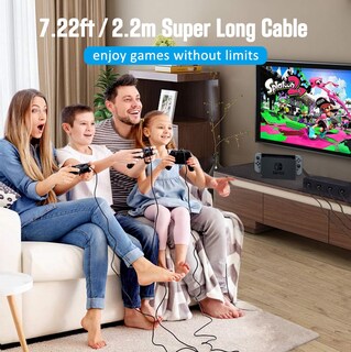 Foto 7 | Foto 7 | Adaptador De Mando Gamecube Fiotok De 4 Puertos Con Cable De 2 2 M - Venta Internacional.