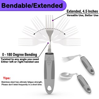 Foto 4 | Foto 4 | Utensilios De Parkinson Con Peso Pkpkaut Para Temblores De Manos - Venta Internacional.