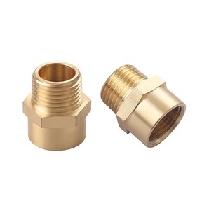 Foto 7 | Foto 7 | Adaptador De Conexión De Tuberías Inwindrain Paquete De 2 1/2 G (bsp) A 1/2 Npt - Venta Internacional.