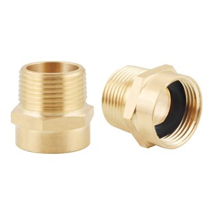 Foto 1 | Foto 1 | Adaptador De Conexión De Tuberías Inwindrain Paquete De 2 Unidades 3/4 G (bsp) Hembra A 3/4 Npt Macho - Venta Internacional.