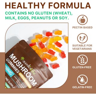 Foto 5 | Foto 5 | Suplemento De Gomitas Newseel Lions Mane Mushroom Con Reishi 80 Unidades - Venta Internacional.