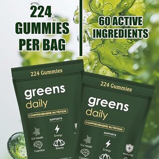 Foto 3 | Foto 3 | Suplemento De Gomitas Togoliun Greens Con Clorella Y Espirulina 224 - Venta Internacional.