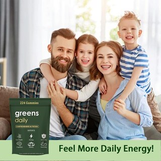 Foto 7 | Foto 7 | Suplemento De Gomitas Togoliun Greens Con Clorella Y Espirulina 224 - Venta Internacional.