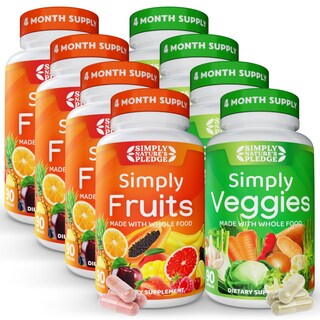 Foto 1 | Foto 1 | Suplemento Simply Nature's Pledge Fruits & Veggies 720 Cápsulas - Venta Internacional.