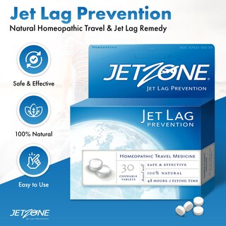 Foto 2 | Foto 2 | Jet Lag Remedy Jetzone Paquete De 2 Tabletas Masticables De 30 Unidades - Venta Internacional.