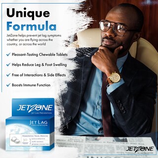 Foto 7 | Foto 7 | Jet Lag Remedy Jetzone Paquete De 2 Tabletas Masticables De 30 Unidades - Venta Internacional.