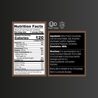 Foto 3 | Foto 3 | Proteína En Polvo Qualify Dark Chocolate 780 G 25 G De Proteína - Venta Internacional.