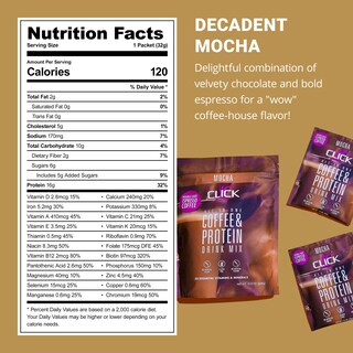 Foto 4 | Foto 4 | Bebida Proteica Click Coffee Protein Sabor Moca 470 Ml - Venta Internacional.