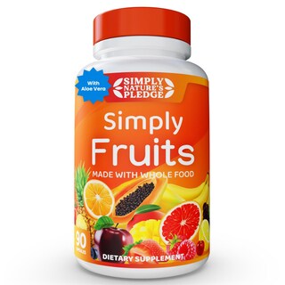 Foto 1 | Foto 1 | Cápsulas De Frutas Simply Nature's Pledge 90 Con 25 Frutas 100% Libres De Soja - Venta Internacional.